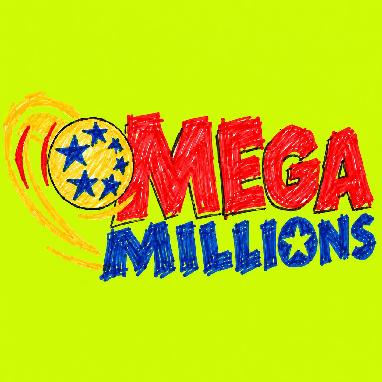 Mega Millions — hand-drawn logo